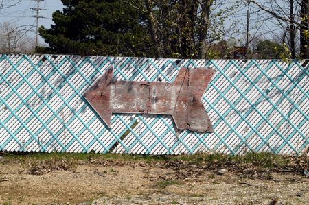 Vista Drive-In Theatre - Exit Sign - Photo From Water Winter Wonderland